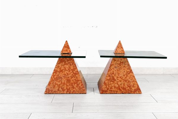 Pair of low tables