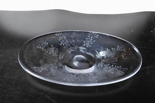 Oval tray  (second half of the 20th century)  - Auction ONLINE TIMED AUCTION - CHRISTMAS EDITION - DAMS Casa d'Aste