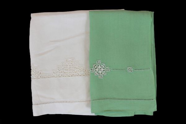 Lot of 2 towels  (mid 20th century)  - Auction ONLINE TIMED AUCTION - CHRISTMAS EDITION - DAMS Casa d'Aste
