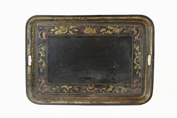 Glovebox tray with easel