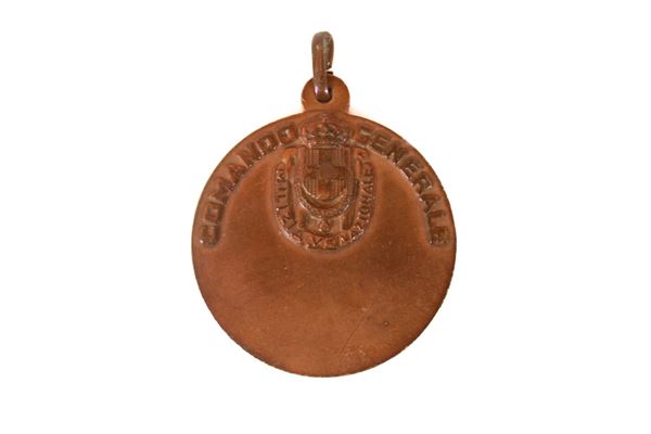 Medaglia commemorativa in bronzo