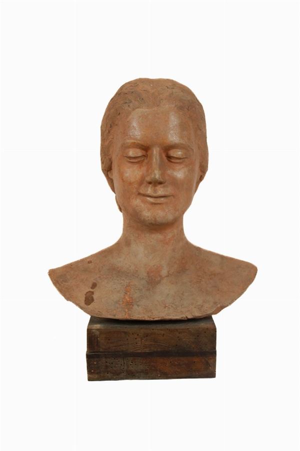 Bust of a woman  (Roman Academy, mid-20th century)  - Auction ONLINE TIMED AUCTION - CHRISTMAS EDITION - DAMS Casa d'Aste
