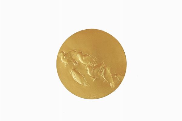 Manzu gold coin