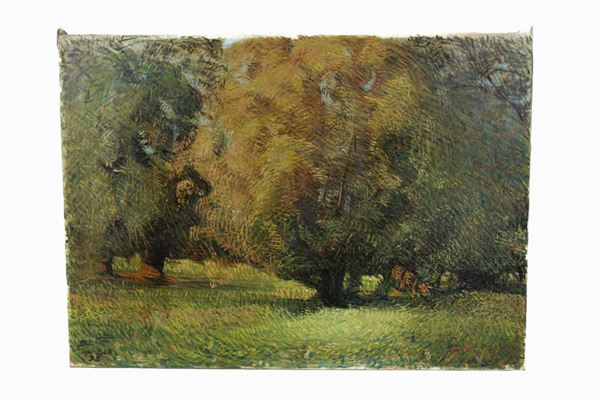 Cesar Bolle - Paesaggio con alberi