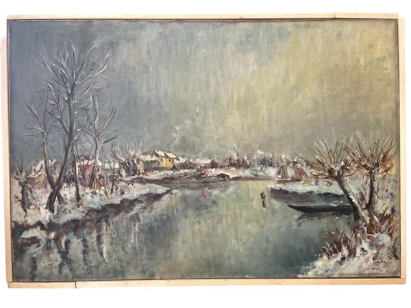 Giovanni Colognese - Paesaggio invernale