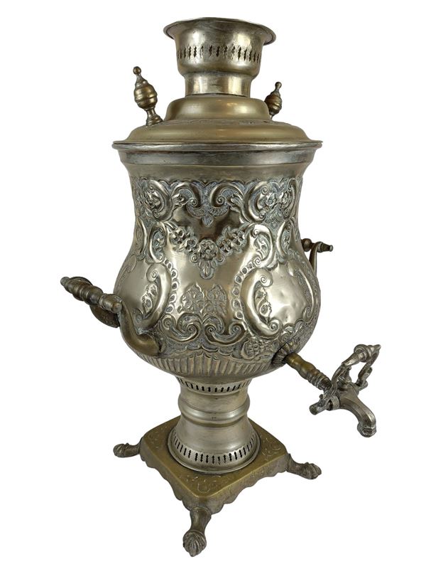 Samovar  (Manifattura turca inizio XX secolo)  - Auction Antique and Modern Furnishings - Web Only - DAMS Casa d'Aste