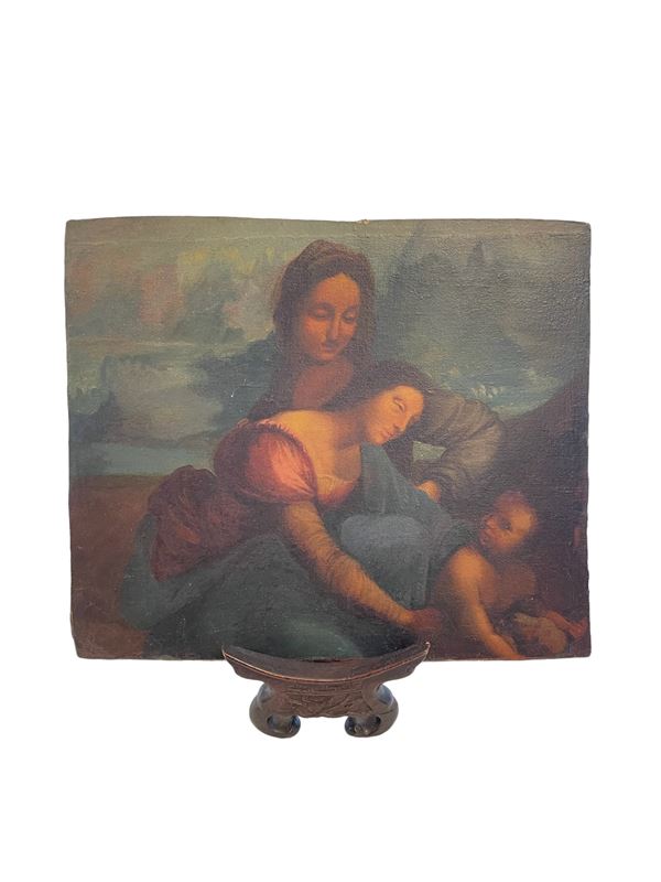 Leonardo Da Vinci (copia da) - Sant'Anna, la Vergine, il Bambino e Agnello