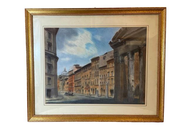 Portico d'Ottavia  (seconda metà del XX secolo)  - Auction Antique and Modern Furnishings - Web Only - DAMS Casa d'Aste