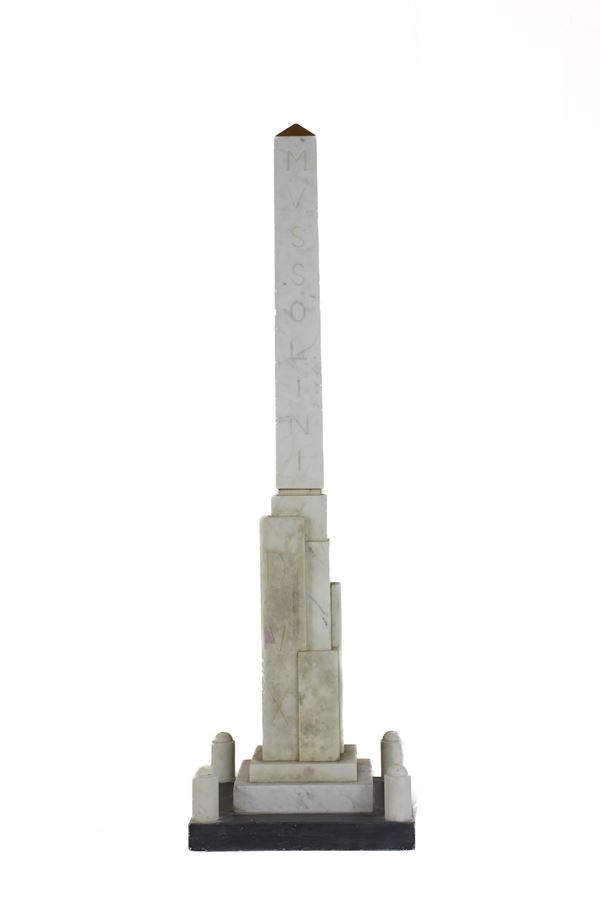 Obelisco del Foro Italico  (Italia, metà XX secolo)  - Asta Opere d'arte e arredamenti dal XV al XX secolo - DAMS Casa d'Aste