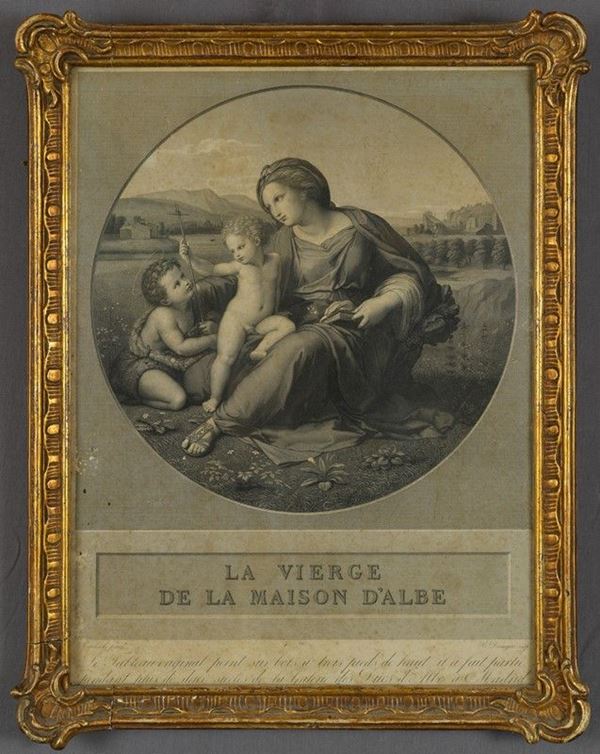 From Raphael &quot;Virgin of the House of Alba&quot;