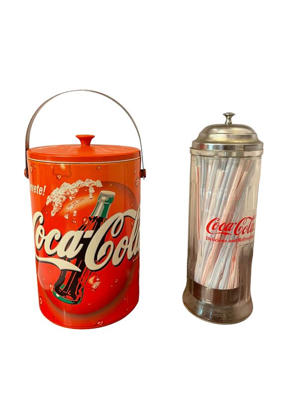 Coca - Cola portacannucce e portaghiaccio