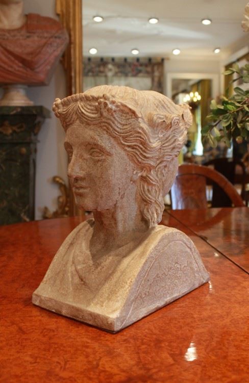 Scultura a doppia erma  (seconda metà XX secolo)  - Auction Arredamenti provenienti da un celebre architetto romano - DAMS Casa d'Aste