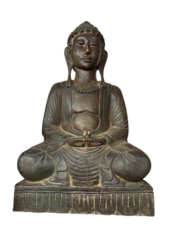 Buddha  (Estremo oriente, XX secolo)  - Auction Brocantage Natalizio - DAMS Casa d'Aste