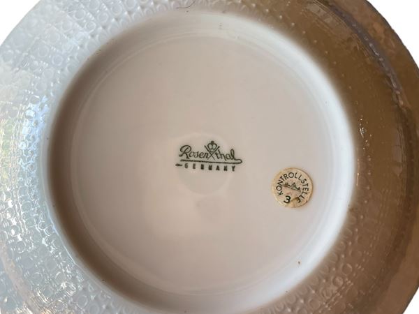 Servizio di piatti (41 pezzi) Rosenthal Romance Medley - porcellana - Asta  Arredamenti provenienti dalla dimora di un celebre architetto romano - Asta  a tempo - DAMS Casa d'Aste