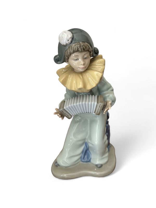 Nao - scultura raffigurate Pagliaccio   (XX secolo)  - Auction Summer sale - DAMS Casa d'Aste