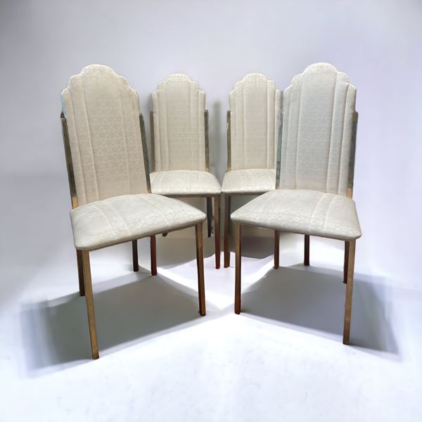 Alain Delon - Set di 4 sedie 