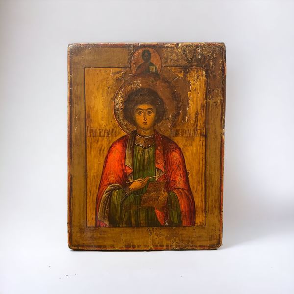 Icona Russa, Olio su tavola, Seconda metà XIX secolo