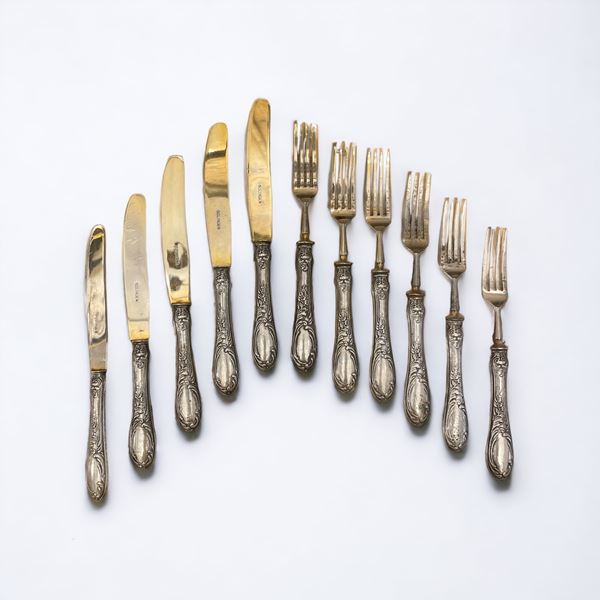 Set of 11 Solingen cutlery