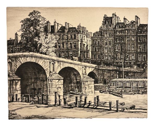 Henry Rushbury - Pont Marie, Paris