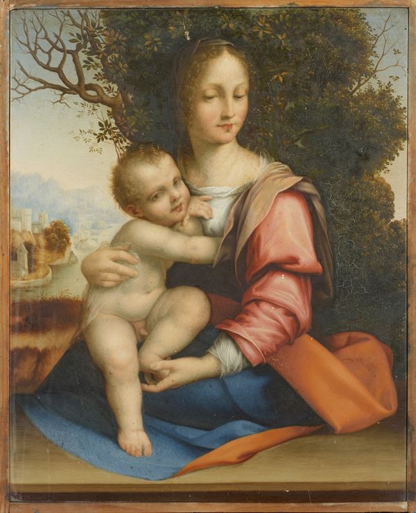 Cesare da Sesto - Madonna con bambino