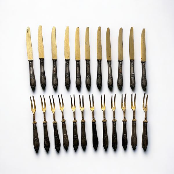 Starter cutlery set for 10 people