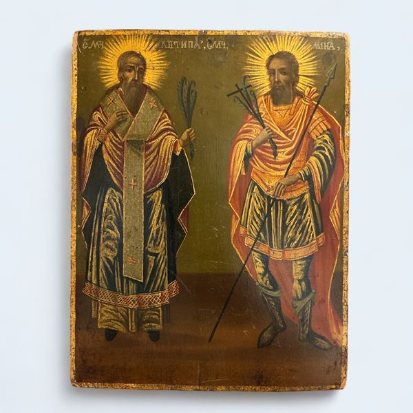 Icona dei santi Antipa e Micha 