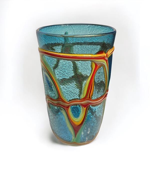 Vaso "Goto" in vetro di Murano
