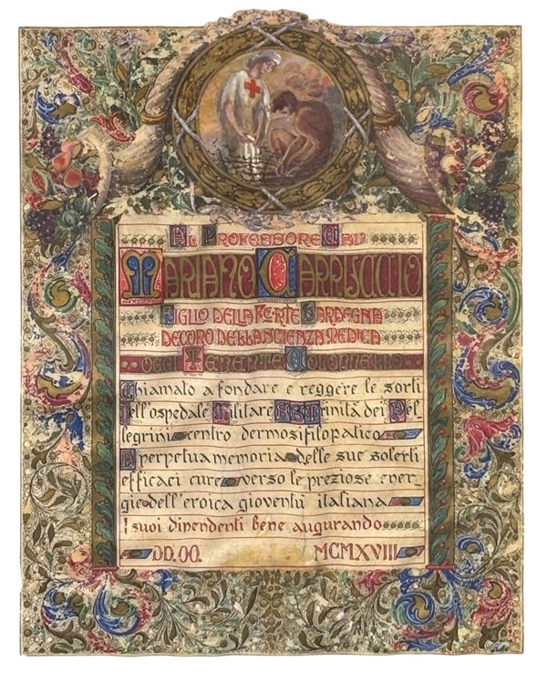 Commemorative parchment 