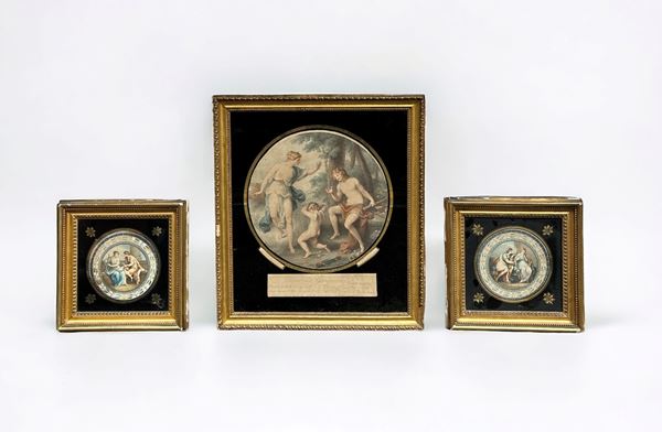 Three allegorical engravings