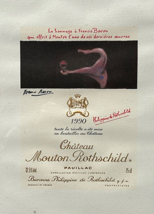 Francis Bacon - Chateau mouton Rothschild