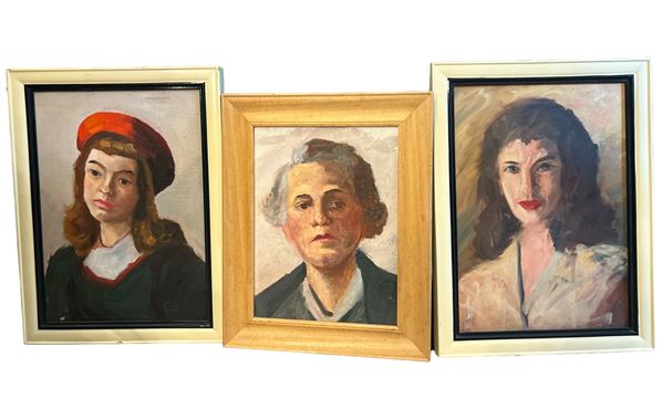 Tre ritratti femminili