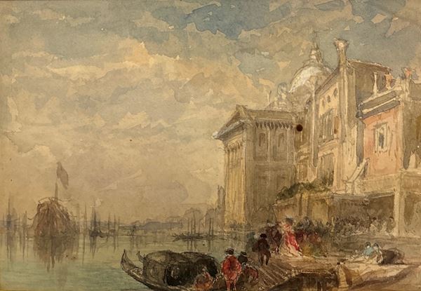 Henri Cundell - Veduta di Venezia