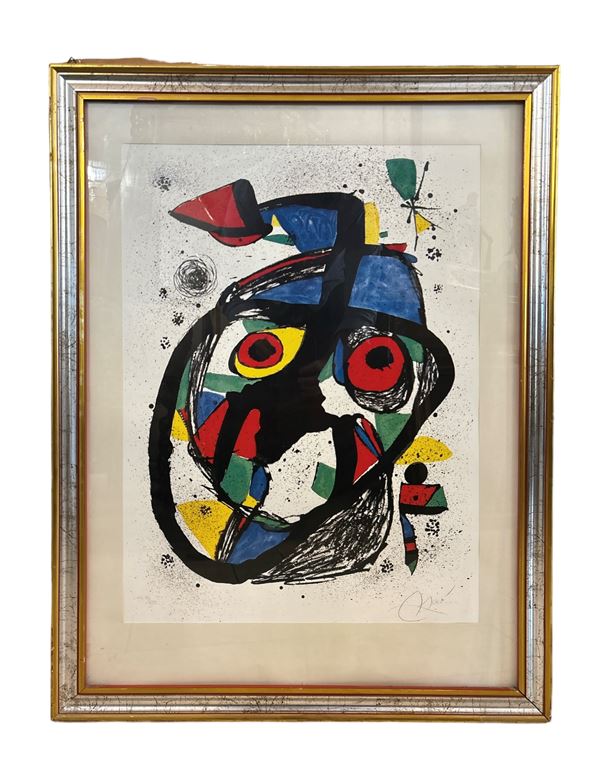 Juan Mir&#242; I Ferr&#224; : La carota  - stampa offset - Auction Opere provenienti dall'Accademia Internazionale di Arte Moderna (AIAM) - Web Only - DAMS Casa d'Aste