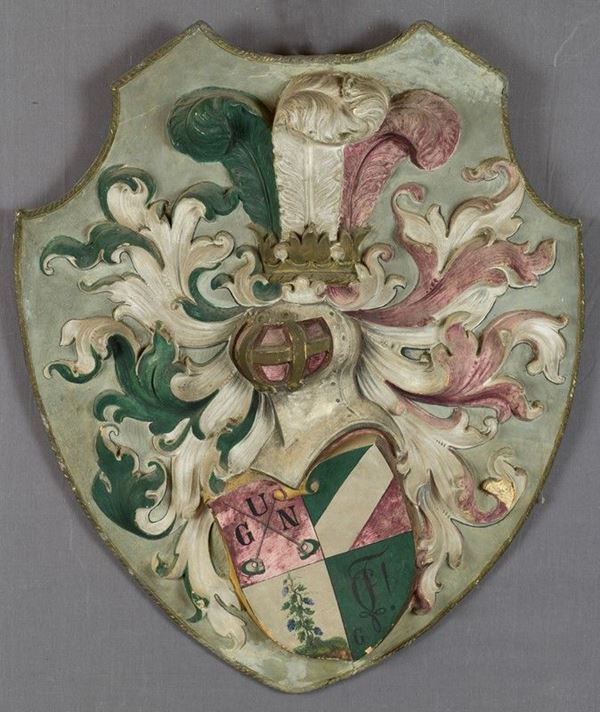 Heraldic shield coat of arms