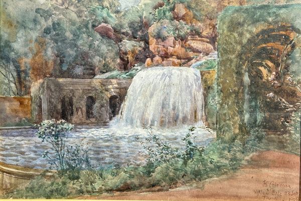 Henry Coleman - La fontana dell'Ovato a Villa d'Este