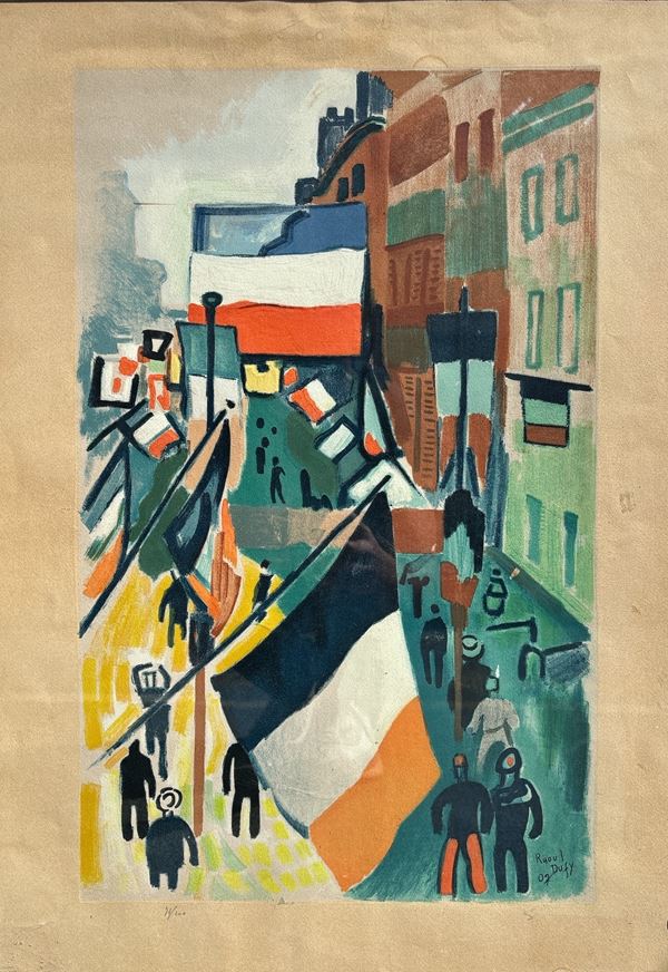 Raoul Dufy - 14 Juillette à Le Havre