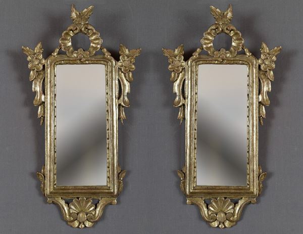Pair of wooden mirrors in mecca