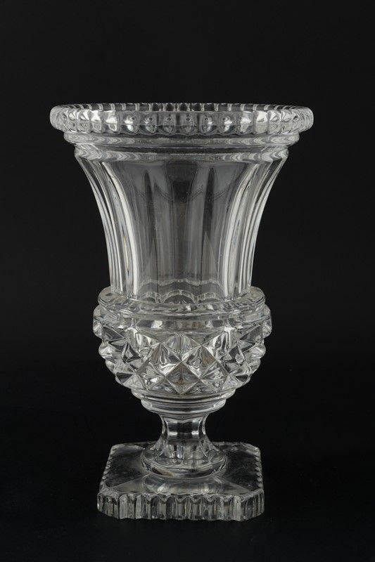 Pair of crystal vases