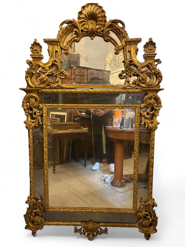 Grande specchiera  (Francia, inizio XX secolo)  - Asta Art Décor - Collezioni Private Romane - DAMS Casa d'Aste