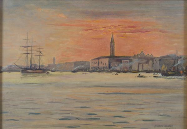 Alberto Martini - Venezia al tramonto