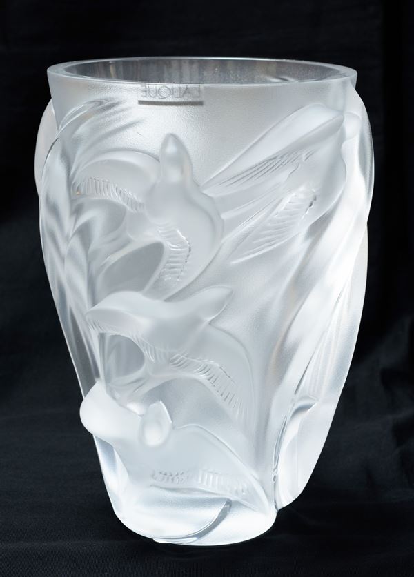 LALIQUE - Vaso mod. Martinets