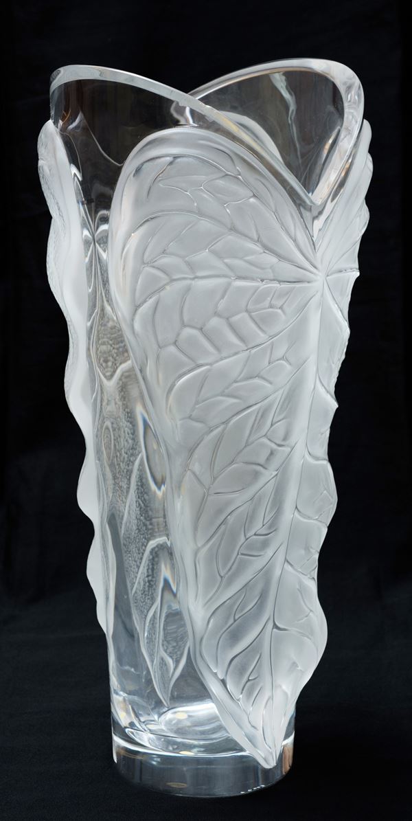 Lalique - Vaso Anthurium Leaf 