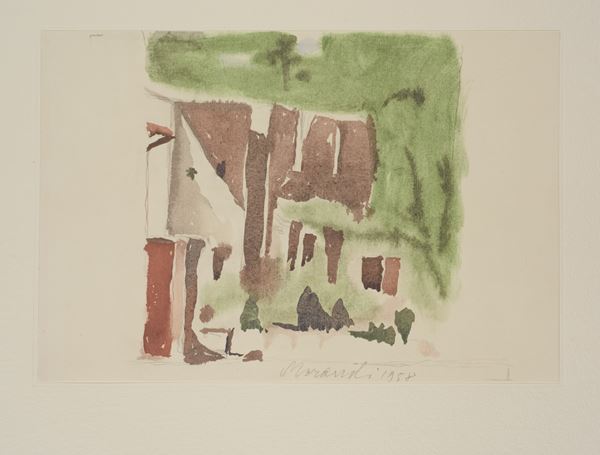 Giorgio Morandi - Paesaggio 1958