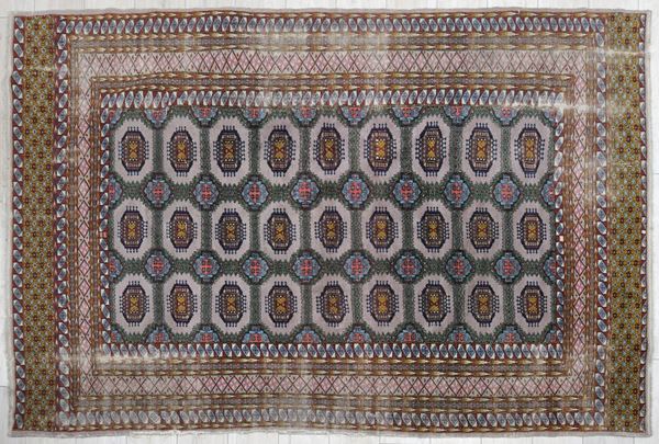 Tappeto Bukara pakistano  (seconda metà XX secolo)  - lana su cotone - Asta ASTA ONLINE - DAMS Casa d'Aste
