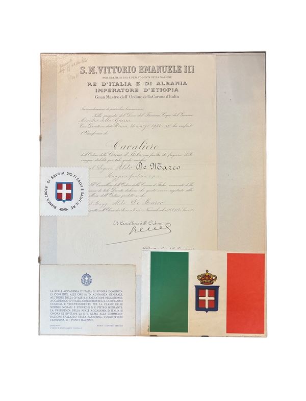 Onoreficenza di cavaliere  - Auction Numismatica, Medaglistica e Memorabilia - DAMS Casa d'Aste