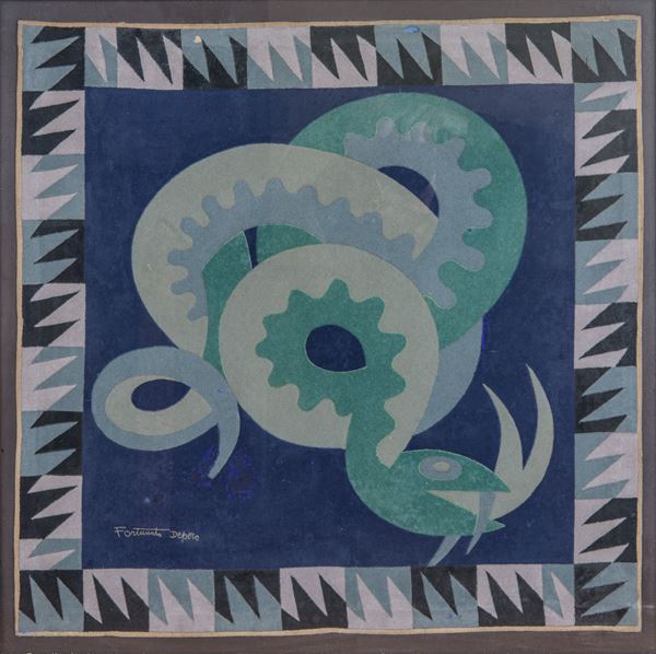 Fortunato Depero - Serpente (Pitonessa)