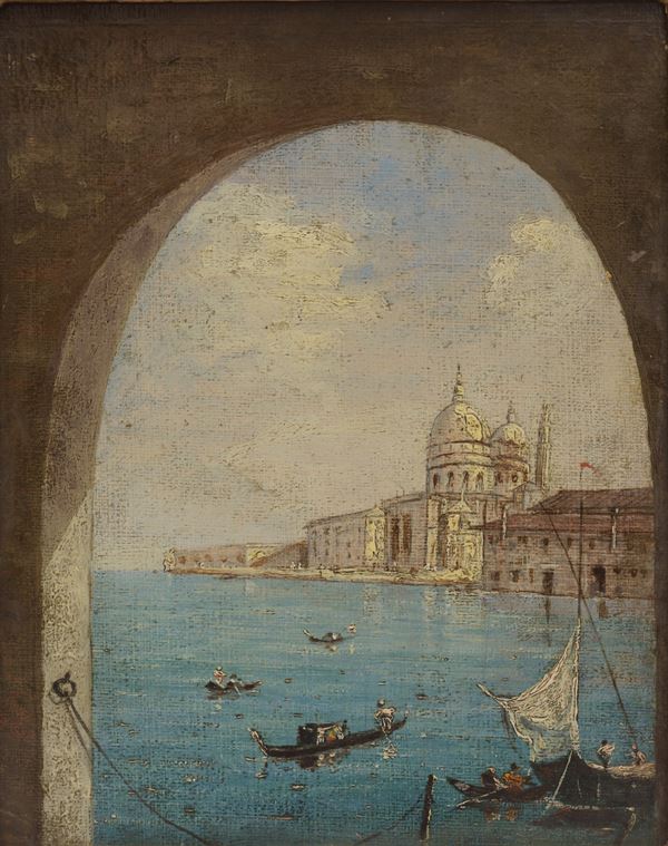 Francesco Guardi - Santa Maria della Salute e Punta della Dogana