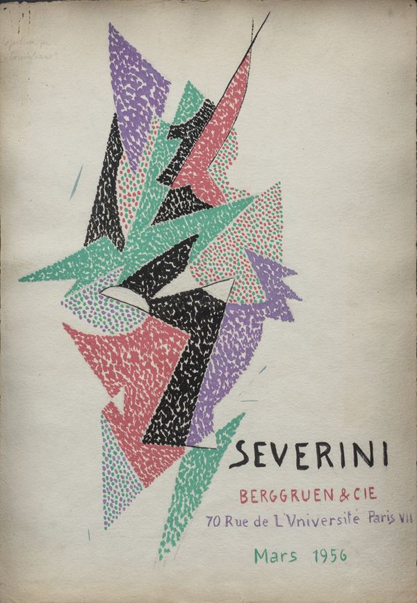 GIno Severini - Ritmo di danza - Progetto per manifesto