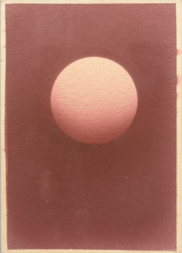 Marco Tirelli - Luna con sfondo rosso