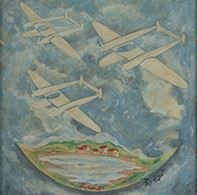 Pietro Ardig&#242; - Aeropittura Futurista - Aerei da ricognizione